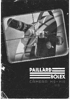 Bolex H 8 manual. Camera Instructions.